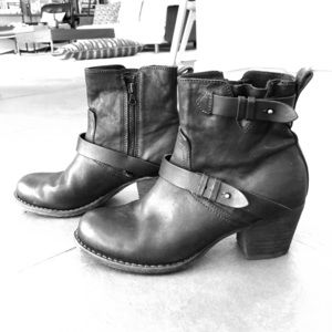 Rag & Bone black Harper Moto Boots